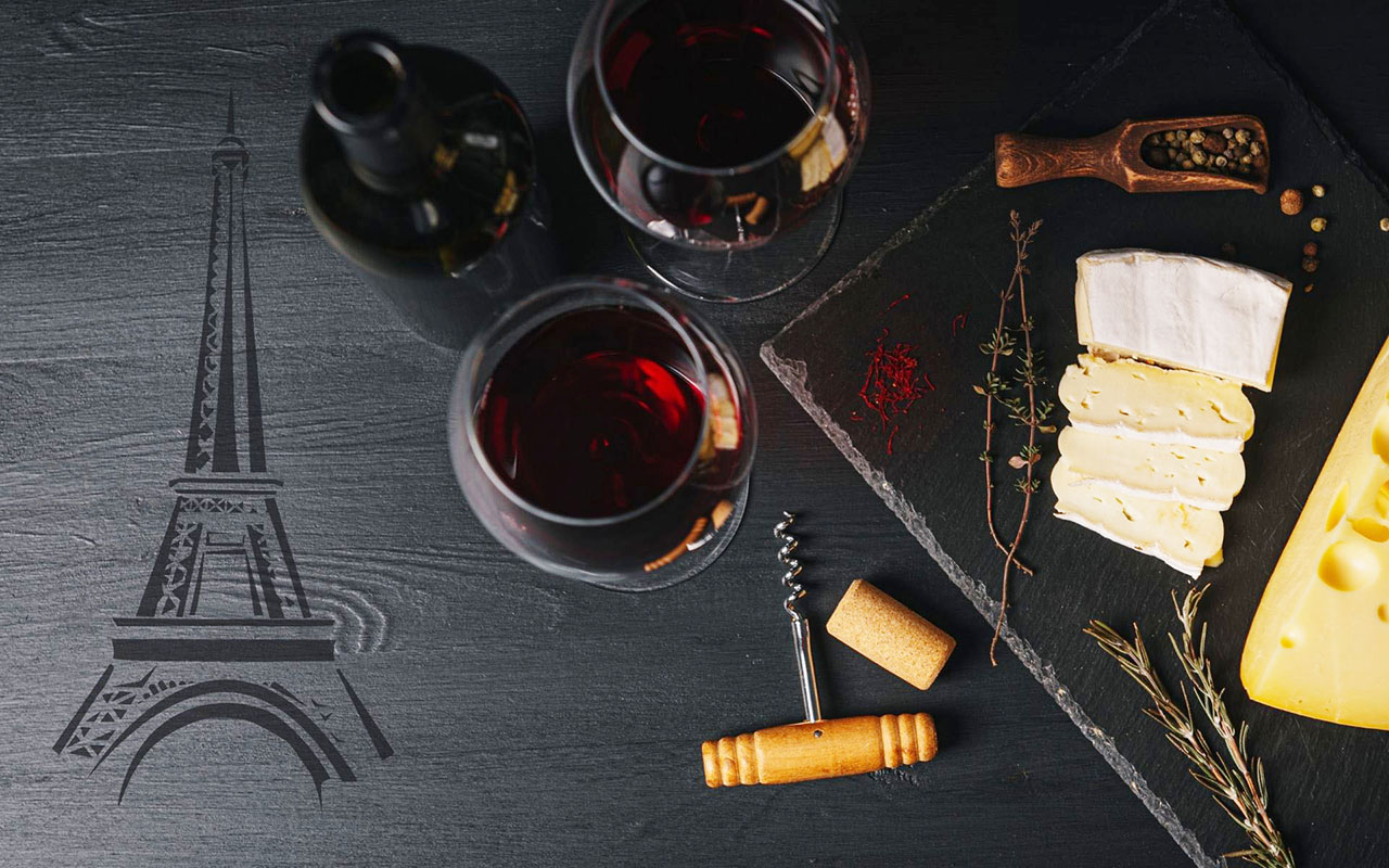 Formaggi vini francesi