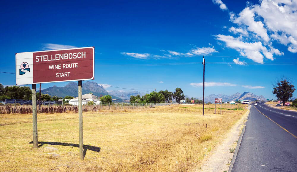 Stellenbosh strada vino